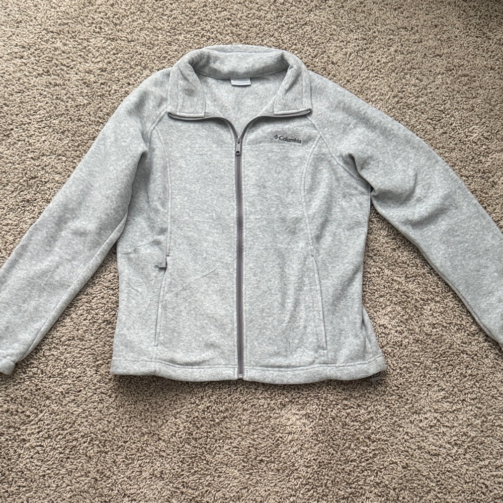 Columbia Women's Heather Gray Fleece Jacket